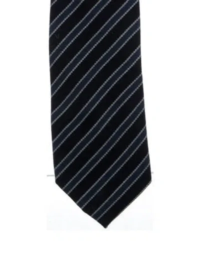 Pre-owned Tom Ford Men's Blue Silk  Suiting Tie