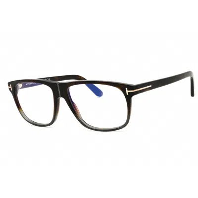 Tom Ford Men's Brown Rectangular Eyeglass Frames Ft5978b