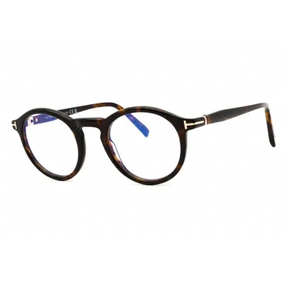 Tom Ford Men's Brown Round Eyeglass Frames Ft5979b