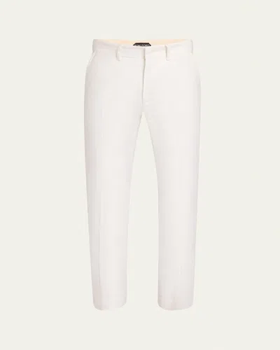 Tom Ford Men's Brushed Cotton-satin Chino Pants In Sand