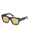 Tom Ford Smith Square-frame Acetate Sunglasses In Black