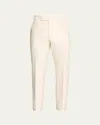 Tom Ford Men's Cannete Flat-front Trousers In Ivory