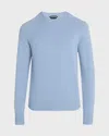 Tom Ford Men's Cashmere Wool Pullover In Dusty Pink