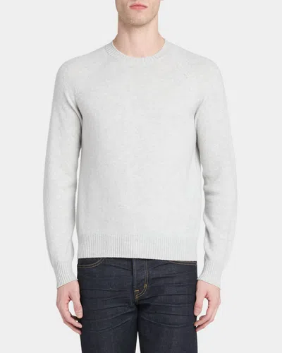 Tom Ford Men's Cashmere Wool Pullover In Ice Blue