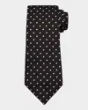 Tom Ford Men's Contrast Dot Silk Tie In Multi