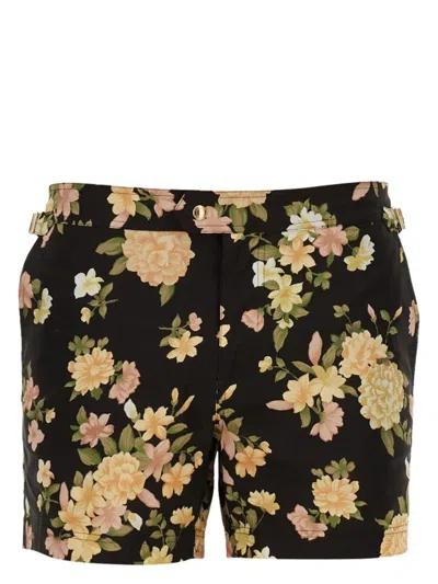 TOM FORD MEN'S COSTUME SHORTS HENDRIX FLORAL | SIZE 52 | BSS001