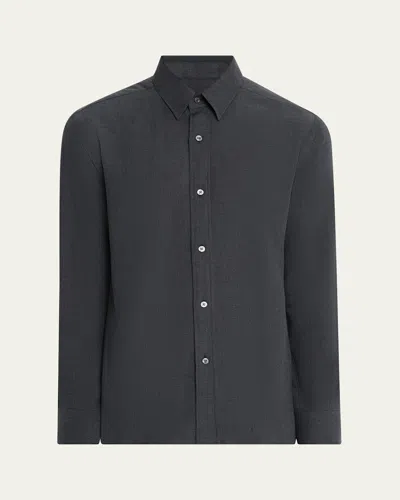 Tom Ford Men's Cotton And Cashmere Fluid-fit Sport Shirt