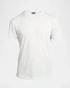 Tom Ford Men's Cotton Crewneck T-shirt In Light Grey