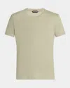Tom Ford Men's Cotton Crewneck T-shirt In Green