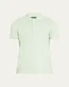 Tom Ford Short-sleeved Cotton Polo Shirt In Hb014 Pale Mint