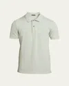 Tom Ford Tennis Cotton Piquet Polo In Menthol