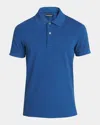 Tom Ford Men's Cotton Pique Polo Shirt In Blue