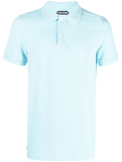 TOM FORD MEN'S COTTON POLO SHIRT