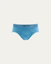 Tom Ford Stretch-cotton Briefs In Blue