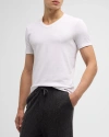 Tom Ford Viscose Coton Jersey Short Sleeve T-shirt In White