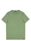 Tom Ford Cotton Jersey Crewneck T-shirt In Green
