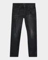 Tom Ford Men's Dark Rinse Denim Straight-fit Jeans In Black