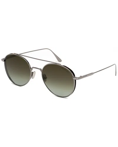 Tom Ford Men's Declan 54mm Sunglasses In Silver