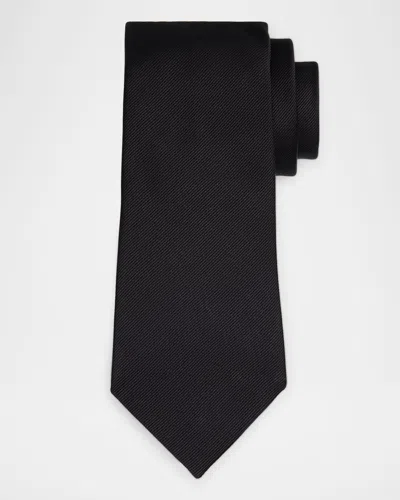 Tom Ford Men's Diagonal Ribbed Silk Tie
