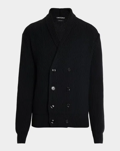 Tom Ford Men's Double-breasted Shawl Cardigan