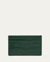 Tom Ford Men's Exotic Line Croc-embossed Leather Card Case