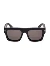 Tom Ford Eyewear Fausto Square Frame Sunglasses In Black