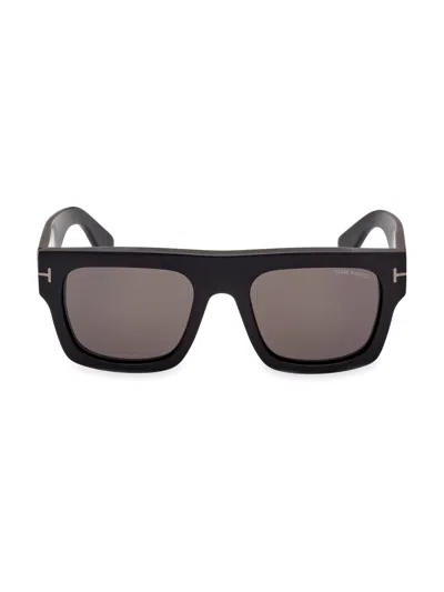 Tom Ford Eyewear Fausto Square Frame Sunglasses In Black