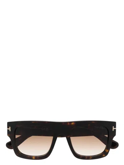 Tom Ford Men's Fausto In Dark Havana,gradient Brown
