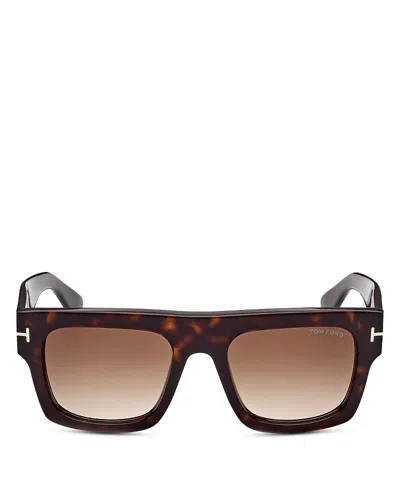 Tom Ford T-detail Square-frame Sunglasses In Multi