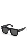 Tom Ford Men's Fausto In Shiny Black,smoke