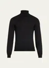 Tom Ford Cashmere-silk Sweater In Black