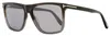 Tom Ford Men's Fletcher Sunglasses Tf832 55c Havana/gray 57mm In Multi