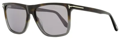 Tom Ford Men's Fletcher Sunglasses Tf832 55c Havana/gray 57mm In Multi