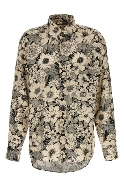 Tom Ford Floral Print Shirt In Multicolor