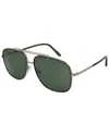 Tom Ford Benton 58mm Geometric Sunglasses In Brown