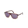 Tom Ford Prescott 60mm Square Sunglasses In Multi