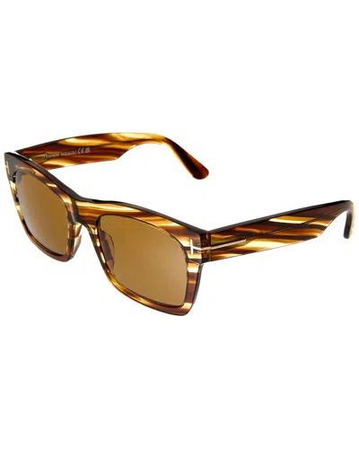 Tom Ford Men's Ft1062 56mm Sunglasses In Brown