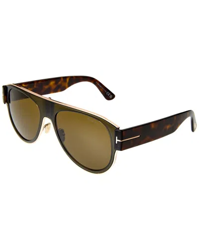 Tom Ford Men's Ft1074 58mm Sunglasses In Green