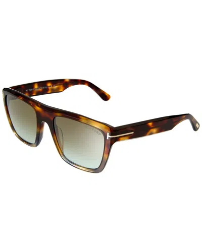Tom Ford Men's Ft1077 55mm Sunglasses In Brown