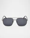 Tom Ford Men's Ft1249-km Metal Square Sunglasses