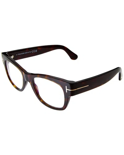 Tom Ford Men's Ft5040 52mm Optical Frames In Brown