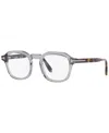 Tom Ford Men's Ft5836-b Eyeglasses, Tr001543 49 In Gray