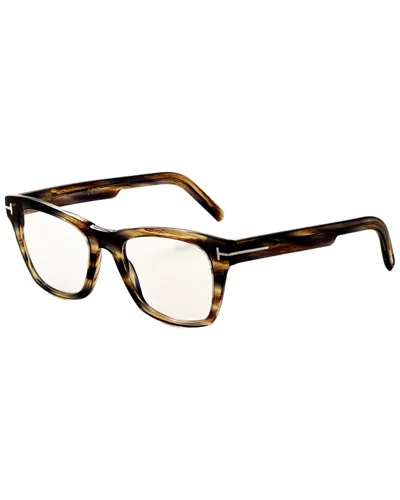 Tom Ford Men's Ft5886 52mm Optical Frames In Brown