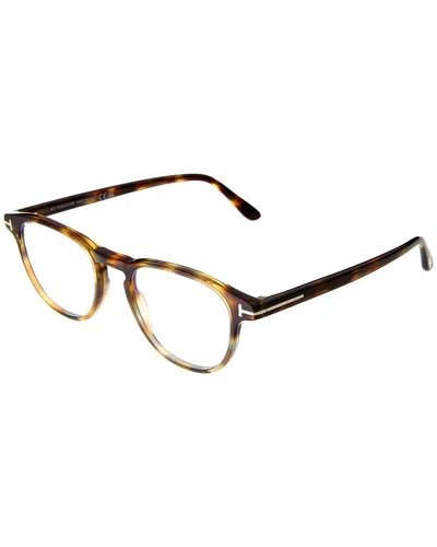 Tom Ford Men's Ft5899 48mm Optical Frames In Brown