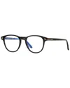 Tom Ford Men's Ft5899-b 48mm Optical Frames In Metallic