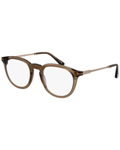 Tom Ford Men's Ft5905 49mm Optical Frames In Brown