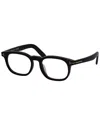 Tom Ford Unisex Ft5808-b 49mm Optical Frames In Black