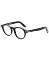 Tom Ford Men's Ft5931-d-b Blue Light Blocking 49mm Optical Frames In Brown