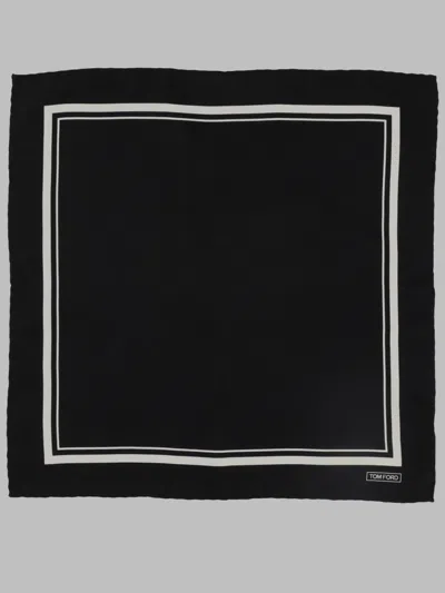 Tom Ford Men's Fw26 Luxury Scarf In Black