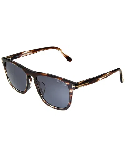 Tom Ford Men's Gerard 56mm Sunglasses In Brown